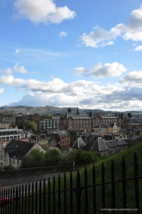 Edinburgh city views! Such goth, and romantic buildings.