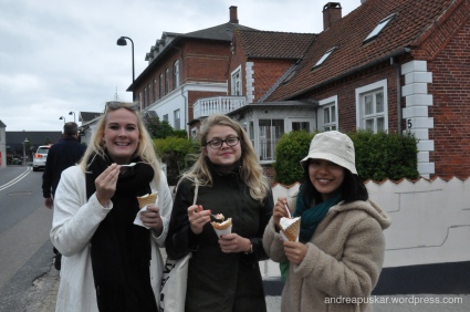 The ice cream was incredible in Denmark! Fresh, homemade waffle cones.
